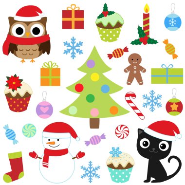 Christmas set 2 clipart