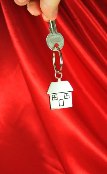 Yeni bir ev için anahtar — Stok fotoğraf