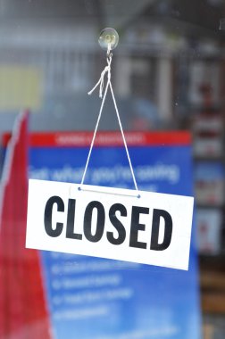 Closed sign clipart