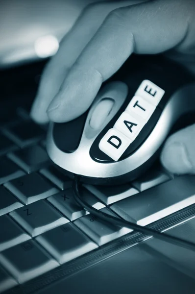 Date online — Stock Photo, Image