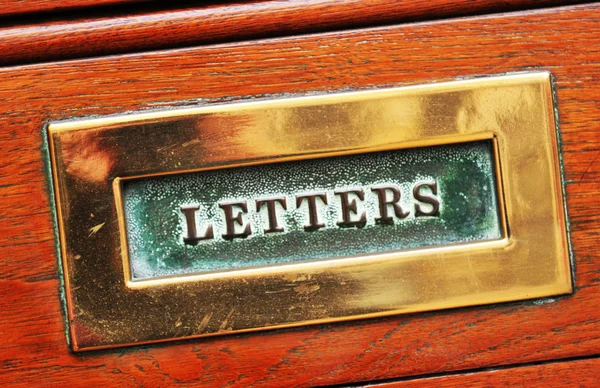 Letters box — Stock Photo, Image