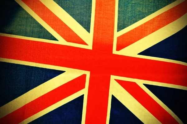 Vintage UK flag — Stock Photo, Image