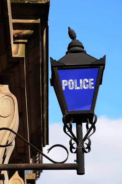 Vintage police sign — Stock Photo, Image