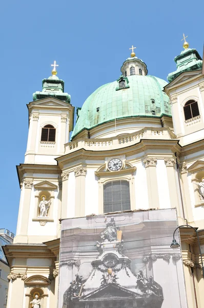 St. Peter's Church (Peterskirche) i Wien — Stockfoto