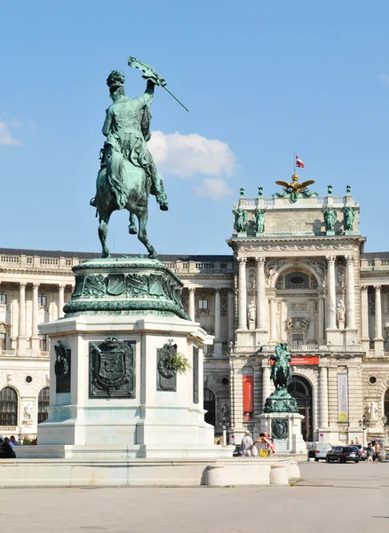 Národní knihovna ve Vídni, Rakousko — Stockfoto