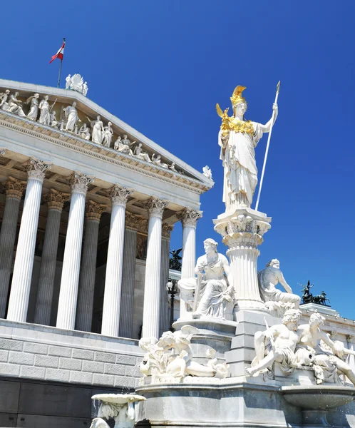 Вена - Парламент Австрии — стоковое фото