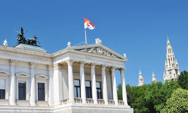 Parlament Wiednia — Zdjęcie stockowe