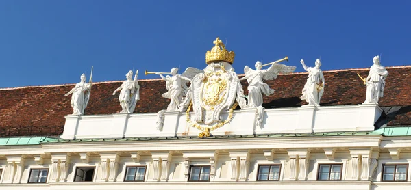 Palácio de Hofburg (Viena, Áustria) detalhe arquitetônico — Fotografia de Stock