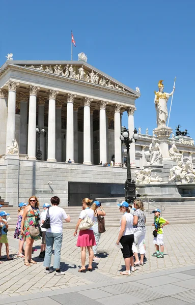 Turisti a Vienna — Foto Stock