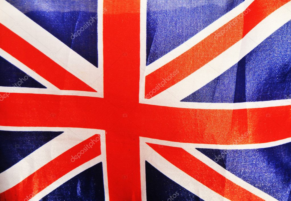 Vintage UK Union Jack flag