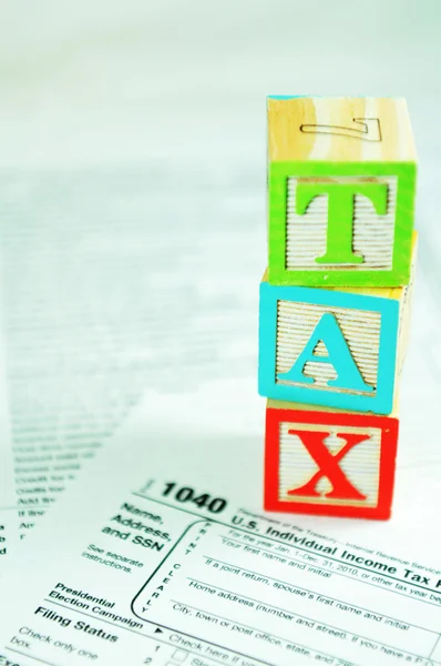 Налоговая концепция — стоковое фото