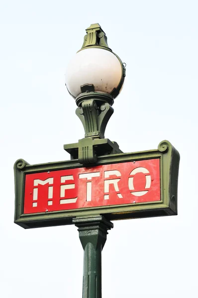 파리의 지하철 표지 — 스톡 사진