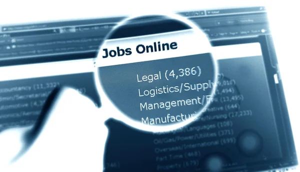 On-line jobs — Stock Photo, Image