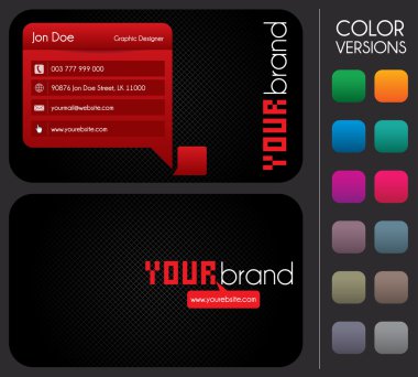 Business Card | Red clipart