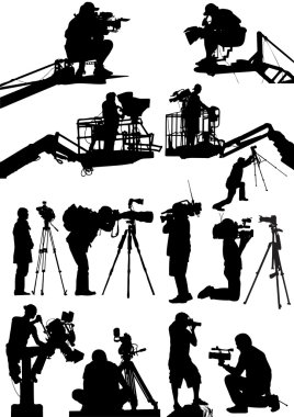 Cameramans clipart