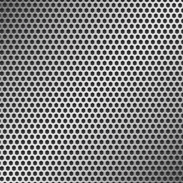 Perforated Metal Pattern — Stock Vector