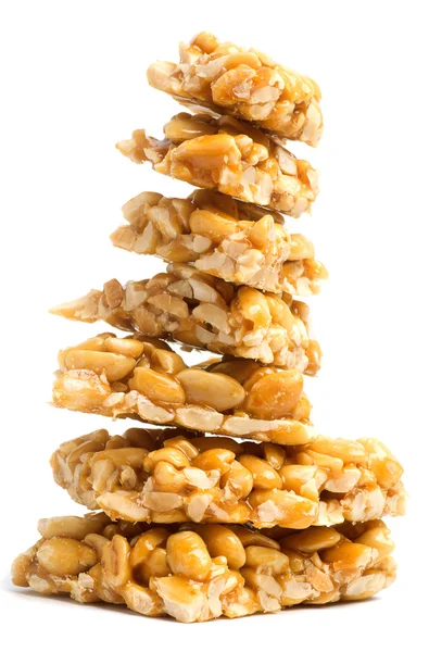 Орехи в сладкой глазури — стоковое фото