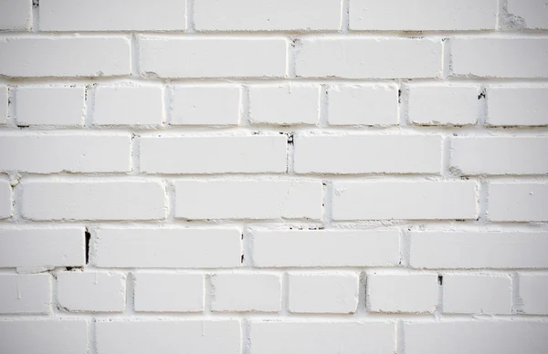 De witte bakstenen muur — Stockfoto