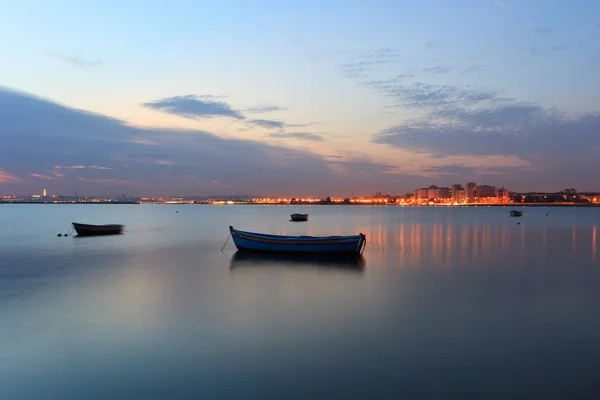 Sunset on the Tejo river. — Stock Photo, Image