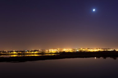 Barreiro manzarası, gece.