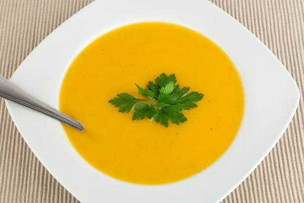 Carrot soup. — Stock Photo, Image