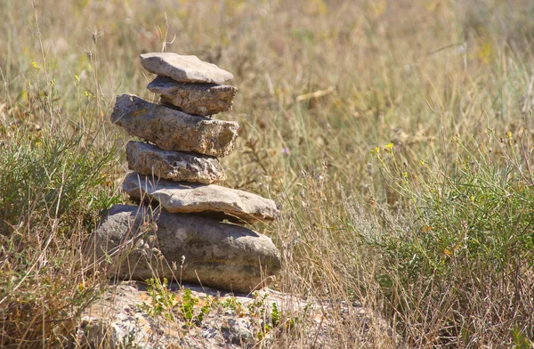 stock image Pyramid from stones