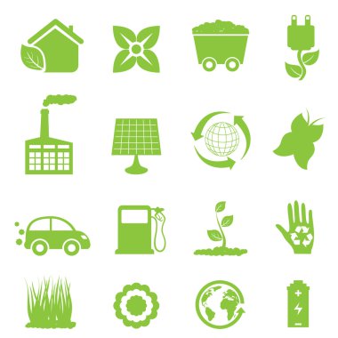 Recycling and clean energy clipart