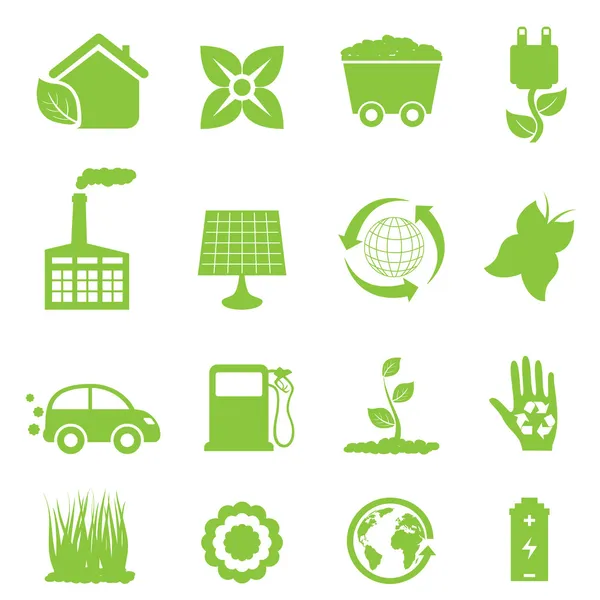 Ανακύκλωσης και καθαρή ενέργεια — Διανυσματικό Αρχείο