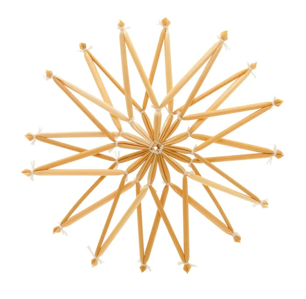 stock image Ornament in the form of a snowflake.