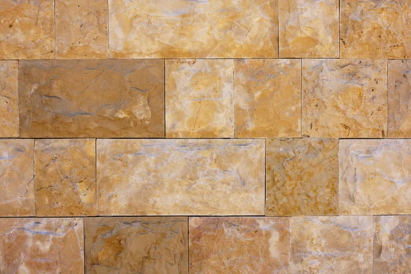 Muro di mattoni di pietra arancione — Foto Stock