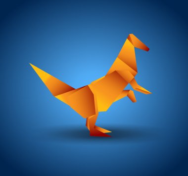 Vector Origami Animal clipart