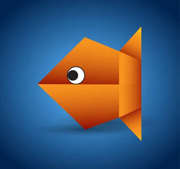 Διάνυσμα origami ψάρια — Διανυσματικό Αρχείο