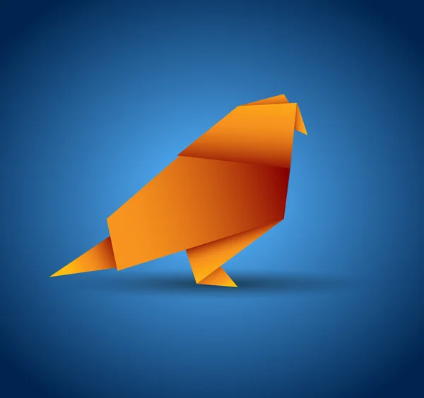 Animales de origami Vector — Vector de stock