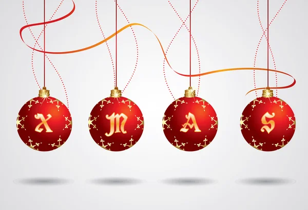 Boule de Noël vectorielle — Image vectorielle