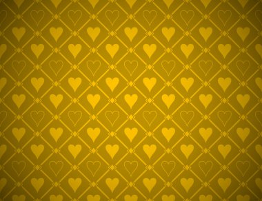 Vector Poker Gold Background clipart