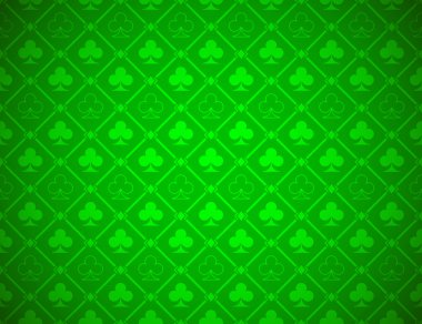 Vector Poker Green Background clipart