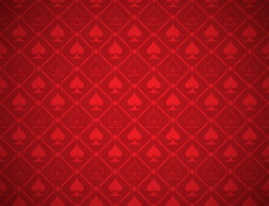 Vector Poker Red Background clipart