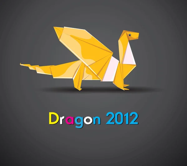 Dragón vectorial 2012 — Vector de stock