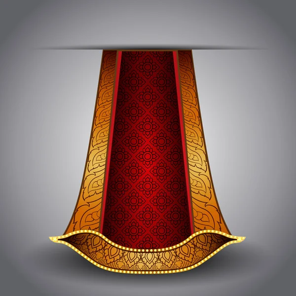 Векторная роскошная королевская ткань — стоковый вектор