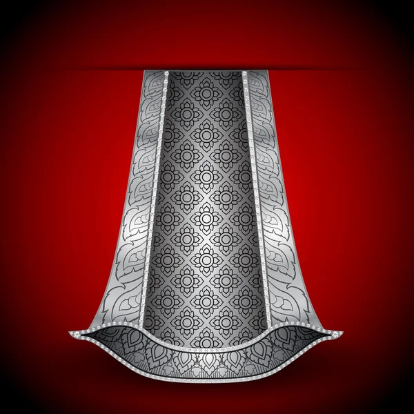 Вектор розкішна королівська тканина короля — стоковий вектор