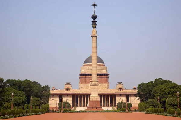 Rashtrapati 宫官邸总统印度新德里 — 图库照片