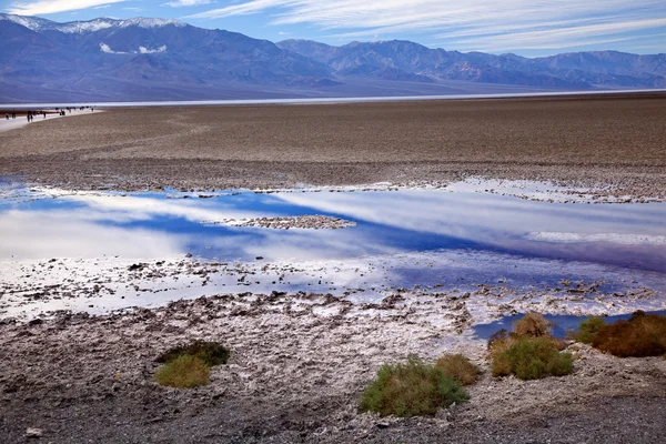 Badwater Panamint Mountains Death Valley Parco Nazionale Californi — Foto Stock
