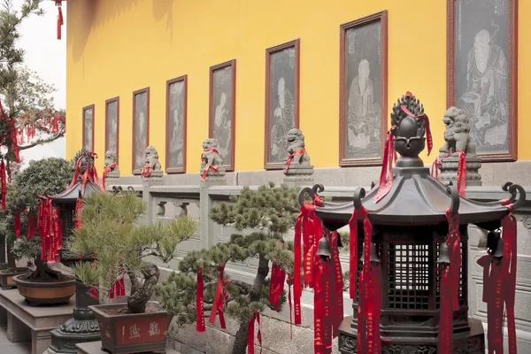 Buddhistische Radierungen Jade-Buddha-Tempel Shanghai China — Stockfoto