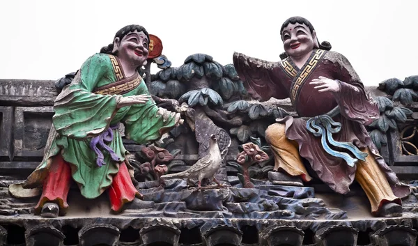 Figurine Esculturas Budista Jade Buda Templo Jufo Si Shanghai — Fotografia de Stock