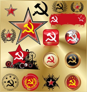 Communist signs clipart