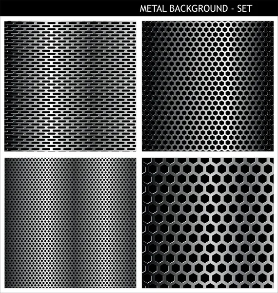 Metal Grill - set Royalty Free Stock Illustrations