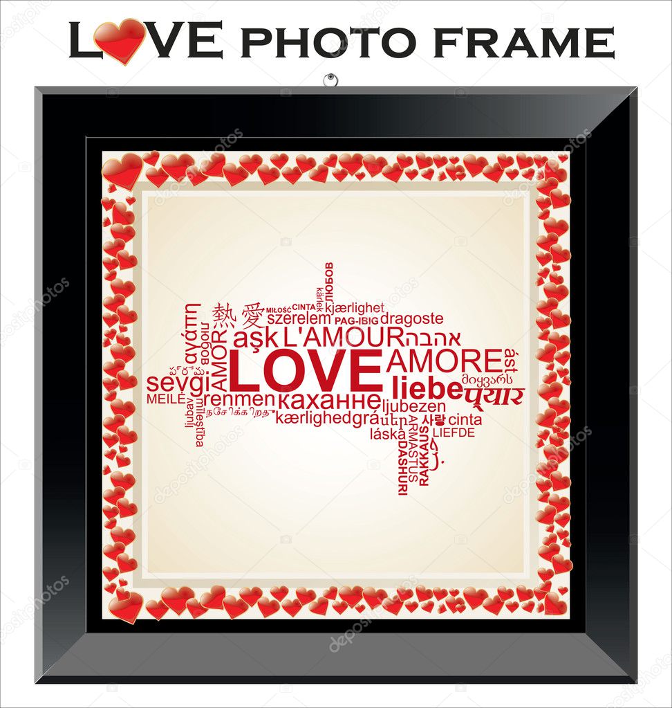 Love photo frame