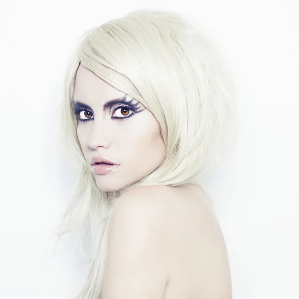 Damen med fantasy makeup — Stockfoto