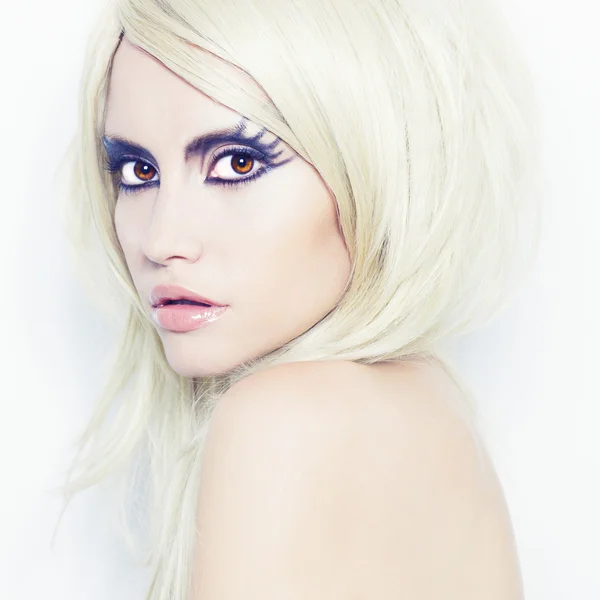 Damen med fantasy makeup — Stockfoto