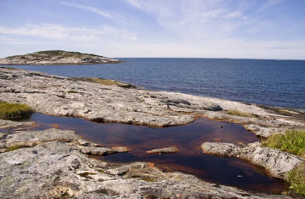 Norveç'te deniz manzara